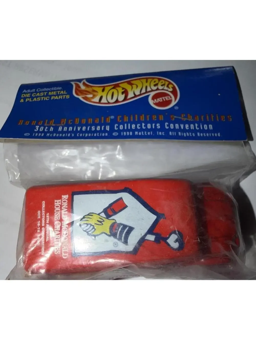 Hot Wheels 1998 CONVENTION / 30th Anniversary RONALD McDONALD DAIRY DELIVERY